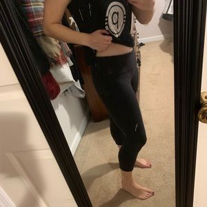 lulu leggings size 6 cropped